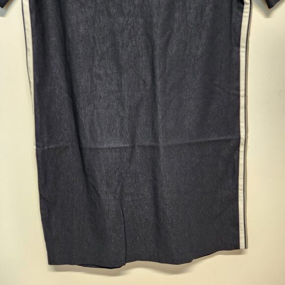 Jack & Jo Collared Dress Size M Blue Stretchy Short Sleeve Tennis Gorp Preppy - Picture 5 of 10